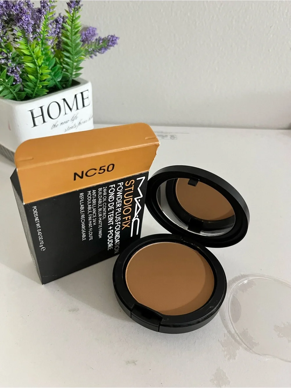 NC50~ MAC Studio Fix Powder Plus Foundation, 24HR Oil Control, 12g, New Formula